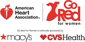 Logo American Heart Association Go Red For Women Macy's C V S Health